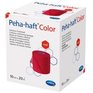 PEHA-HAFT Color Fixierbinde latexf.10 cmx20 m rot