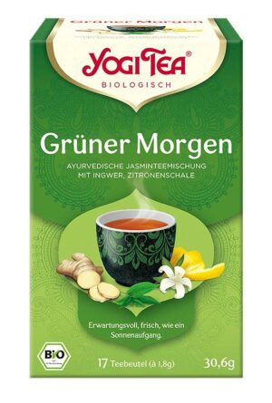 YOGI TEA Grüner Morgen Bio Filterbeutel