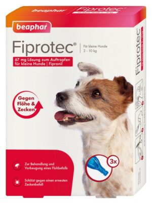 Fiprotec 67 mg Lösung zum Auftragen für kleine Hunde