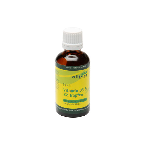 allcura Vitamin D3 & K2 Tropfen 50 ml