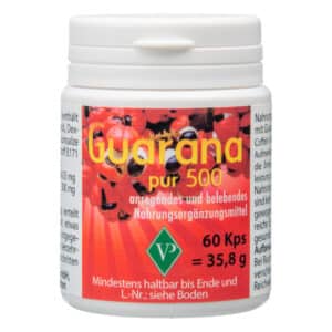 GUARANA PUR 500 Kapseln