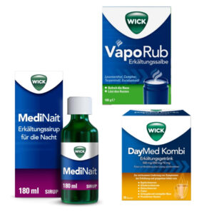 Wick MediNait + VapoRub + DayMed Set