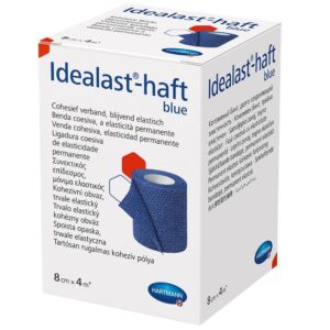 IDEALAST-haft color Binde 8 cmx4 m blau