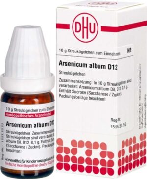 ARSENICUM ALBUM D 12 Globuli