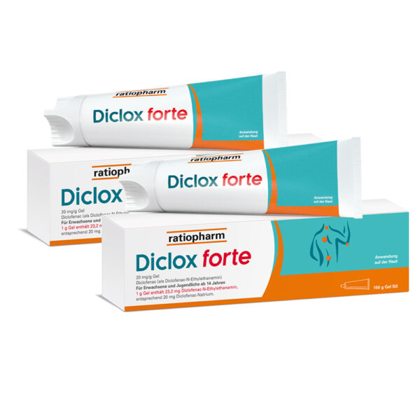 Diclox forte ratiopharm Schmerzgel Doppelpack