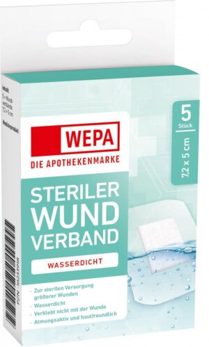 WEPA STERILER WUNDVERBAND WASSERDICHT