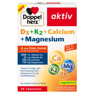 Doppelherz aktiv D3+K2+Calcium+Magnesium