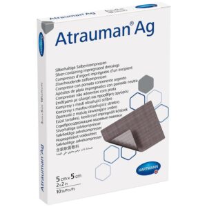 ATRAUMAN Ag 5x5 cm steril Kompressen