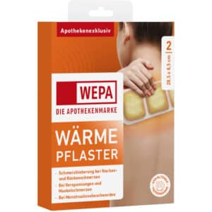 WEPA WÄRMEPFLASTER bei Nacken- und Rückenschmerzen