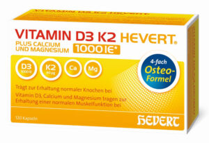 VITAMIN D3 K2 HEVERT 1000 IE