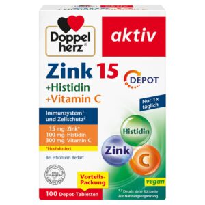 Doppelherz aktiv Zink + Histidin + Vitamin C DEPOT