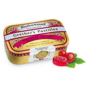 Grethers Pastilles Redcurrant + Vitamin C zuckerfrei