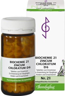 BIOCHEMIE 21 Zincum chloratum D 6 Tabletten