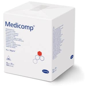 MEDICOMP Kompressen 10x10 cm unsteril