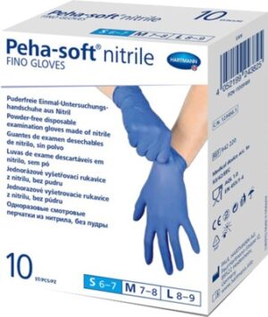 Peha-soft nitrile Puderfreie Einmal-Untersuchungshandschuhe aus Nitril