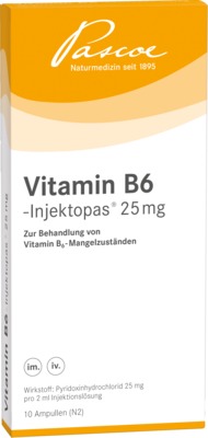 VITAMIN B6 Injektopas 25 mg Injektionslösung