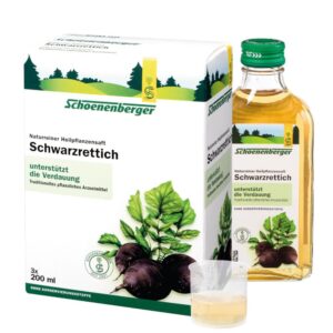 Schoenenberger Schwarzrettich Naturreiner Heilpflanzensaft