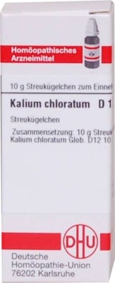 KALIUM CHLORATUM D 12 Globuli