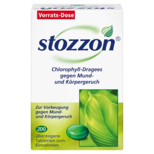 stozzon Chlorophyll-Dragees gegen Mund- und Körpergeruch