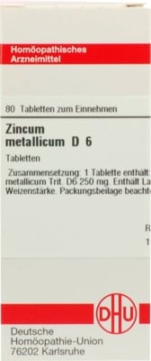 ZINCUM METALLICUM D 6