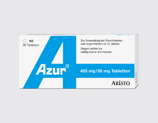 Azur 450mg Paracetamol /50mg Coffein