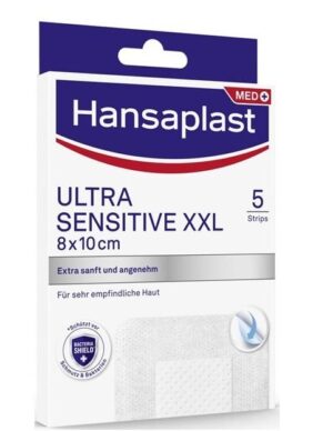 Hansaplast ULTRA SENSITIVE XXL Pflasterstrips 8x10cm