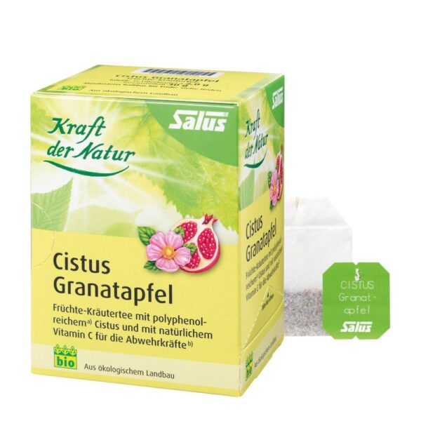 CISTUS GRANATAPFEL Tee Kraft der Natur Salus Filterbeutel