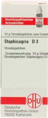 STAPHISAGRIA D 3 Globuli