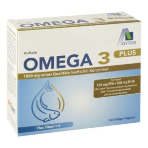 Avitale OMEGA 3 PLUS 100 mg EPA + 500 mg DHA