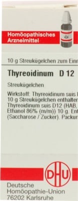 THYREOIDINUM D 12 Globuli