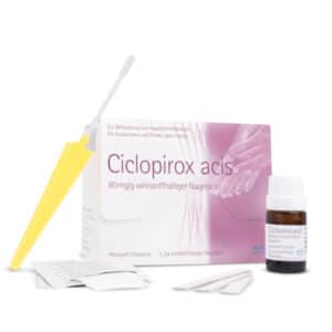 Ciclopirox acis 80mg/g