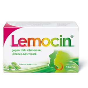 Lemocin gegen Halsschmerzen Limonen-Geschmack