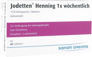 Jodetten Henning 1x wöchentlich 1530 Mikrogramm