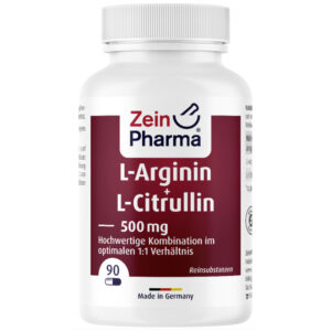 Zein Pharma L-Arginin + L-Citrullin 500 mg