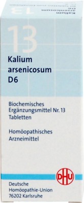 DHU Schüssler-Salz Nr. 13 Kalium arsenicosum D 6 Tabletten