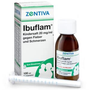 Ibuflam Kindersaft 20 mg/ml gegen Fieber und Schmerzen