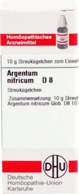 ARGENTUM NITRICUM D 8 Globuli