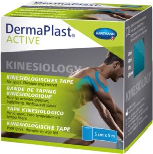DermaPlast Active Kinesiology Tape 5cm x 5m blau