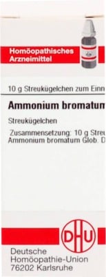 AMMONIUM BROMATUM D 6 Globuli