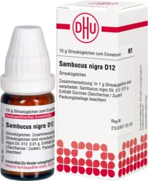 SAMBUCUS NIGRA D 12 Globuli