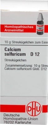 CALCIUM SULFURICUM D 12 Globuli