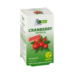 Avitale CRANBERRY VEGAN Kapseln 400 mg