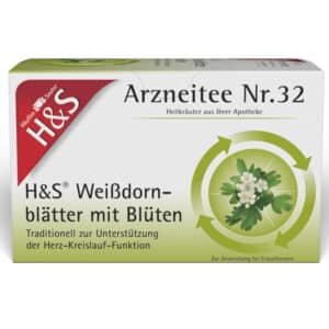 H&S Arzneitee Weißdornblätter mit Blüten