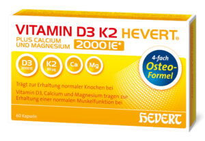 VITAMIN D3 K2 HEVERT 2000 I.E.