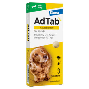 AdTab Kautabletten 450mg für Hunde 11-22 kg Elanco