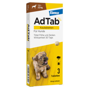 AdTab Kautabletten 56mg für Hunde 1