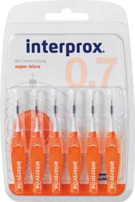 INTERPROX reg super micro orange Interdentalb.Blis