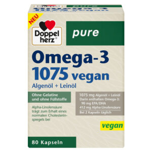 Doppelherz pure Omega-3 1075 vegan