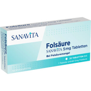 Folsäure Sanavita 5 mg Tabletten