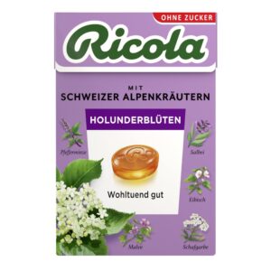 Ricola Holunderblüten Schweizer Kräuterbonbon zuckerfrei